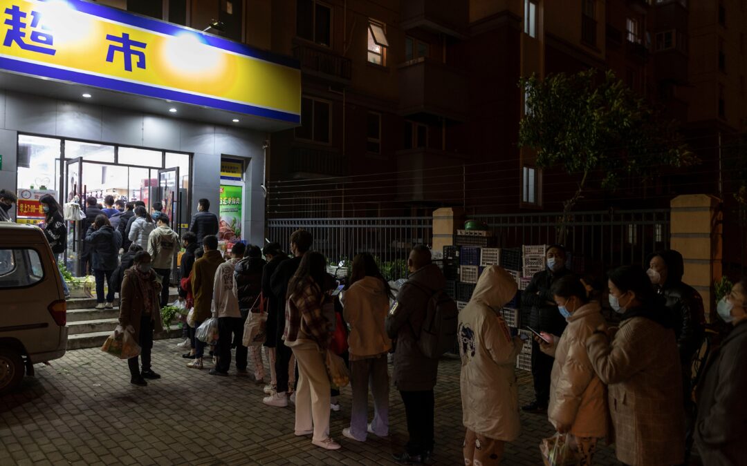 Much of Shanghai locked down as mass COVID-19 testing begins