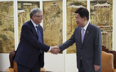 Gates eyes partnership with South Korea over global health